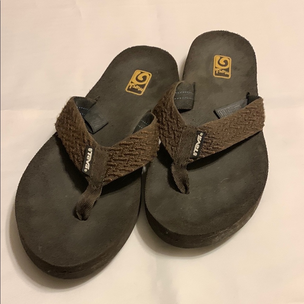 Teva Mush Brown Flip Flops